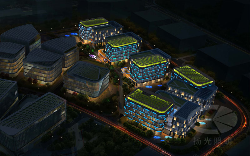 建筑亮化燈光設計效果圖